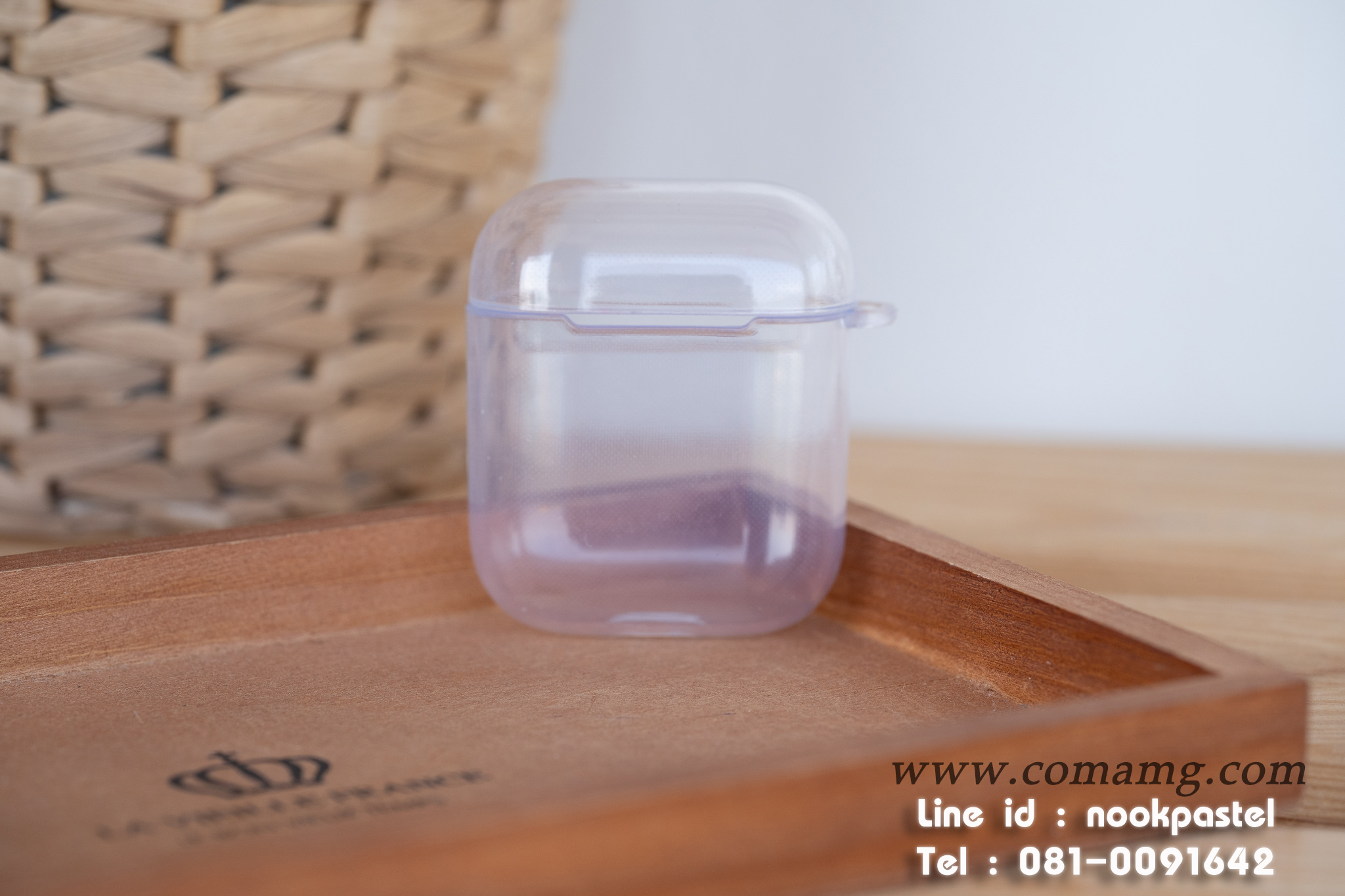 เคสแอร์พอต ซีลีโคนใส (Apple airpods case)