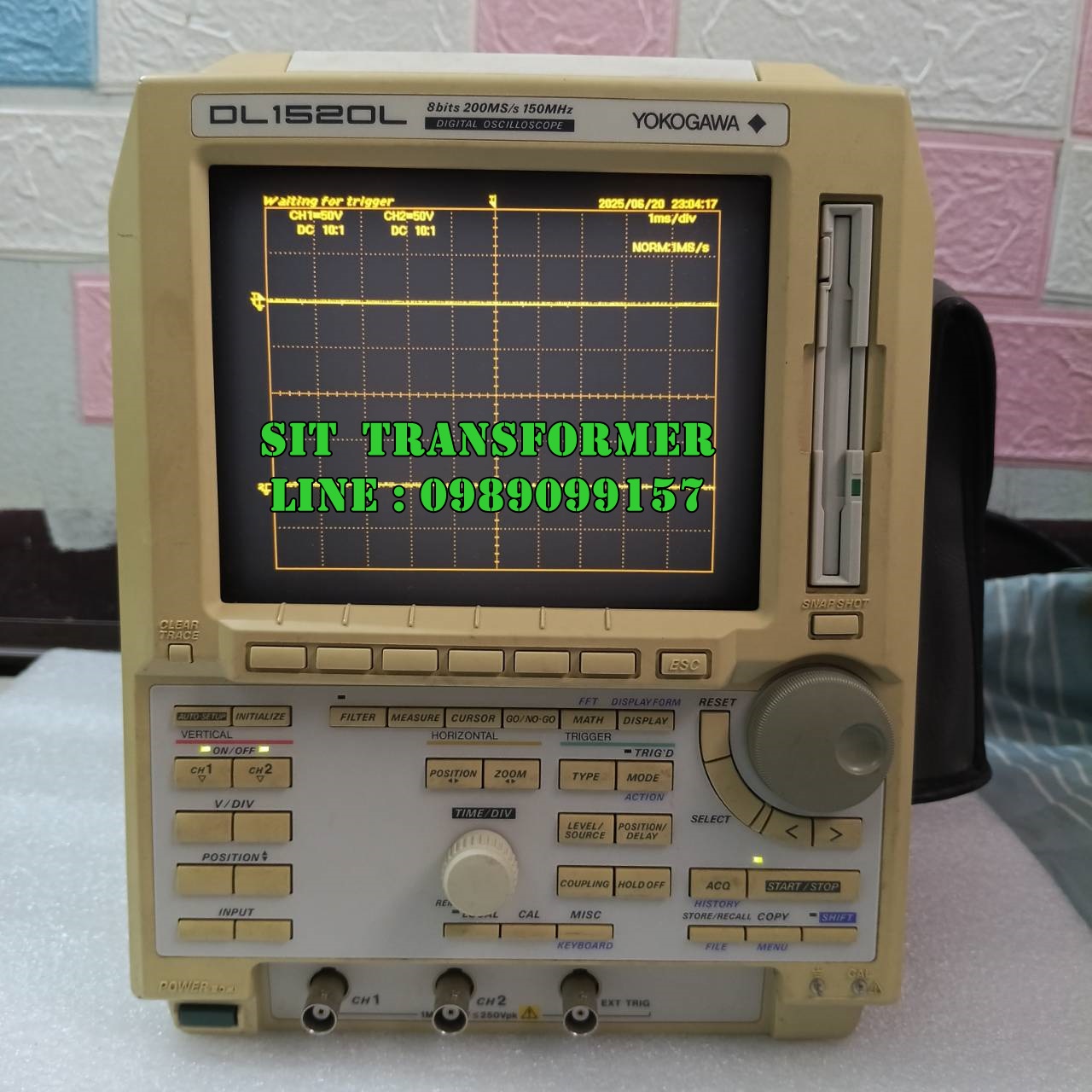 YOKOGAWA DL 1520L OSCILLOSCOPE