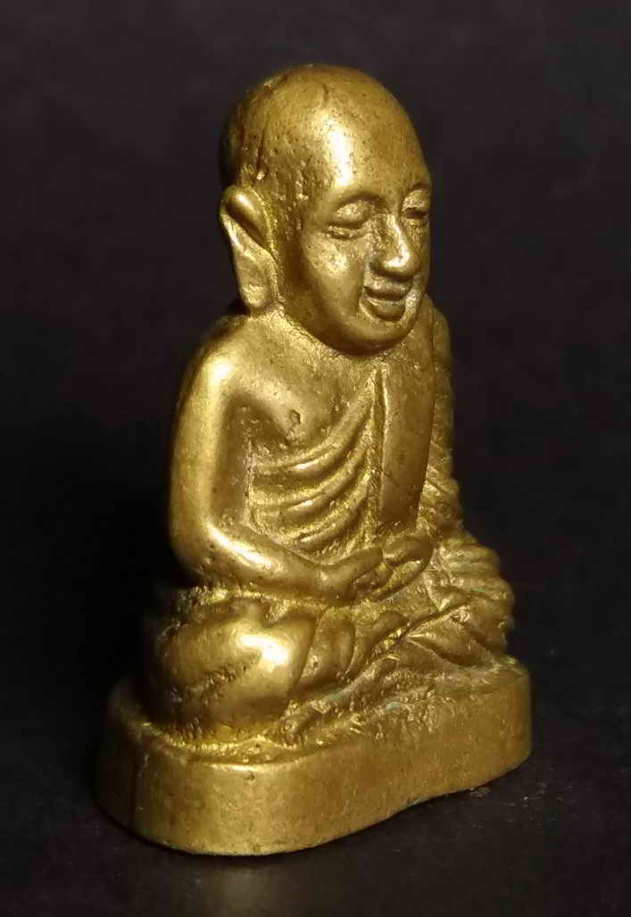 รหัสสินค้า พระกริ่ง พระหล่อ 013 รูปหล่อหลวงพ่อเงิน วัดบางคลาน เนื้อทองผสม ออกวัดดานน้อย จังหวัดพิจิตร