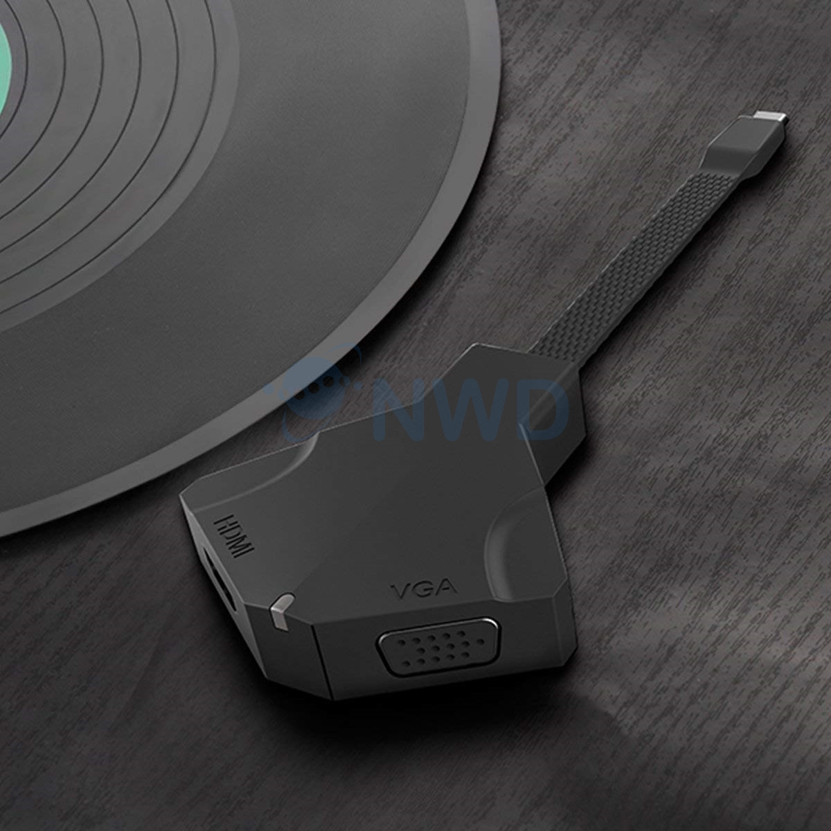 ตัวแปลงสัญญาณ OTN-9586 / Type-C เป็น HDMI และ VGA