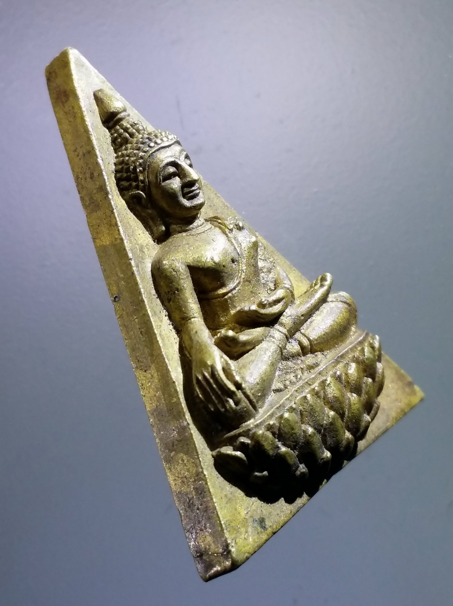 antig FB 185 เหรียญหล่อเนื้อทองผสม หลวงพ่อสัมฤทธิ์ วัดโคกขาม จังหวัดสมุทรสาคร รุ่นประวัติศาสตร์