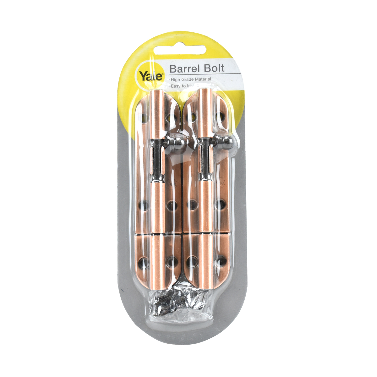 YALE กลอน BA-90704ACP2 ขนาด 4 นิ้ว ทองแดงรมดำ