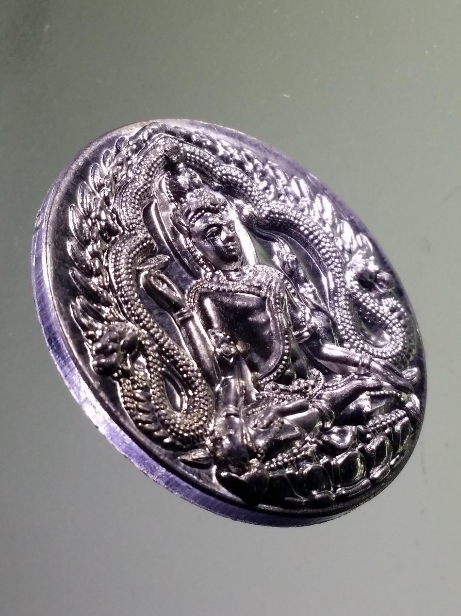 รหัสสินค้า จตุคามรามเทพ 925 เหรียญจตุคามรามเทพ รุ่น ภิไชยสมบัติ เนื้อแร่ หมายเลข 795 แยกจากชุดกรรมการ