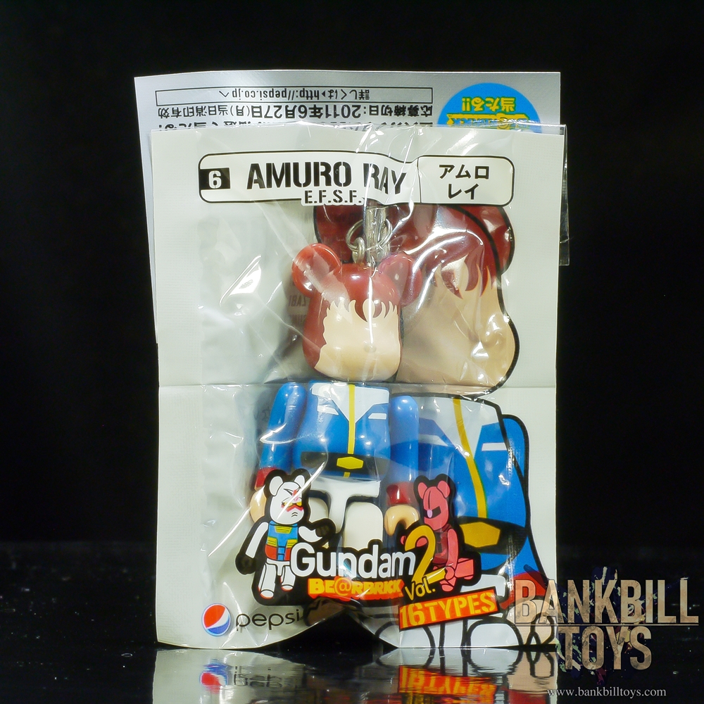 กันดั้ม Medicom Toy Pepsi NEX Mobile Suit Gundam BE@RBRICK Vol.2 70% No.6 Amuro Ray
