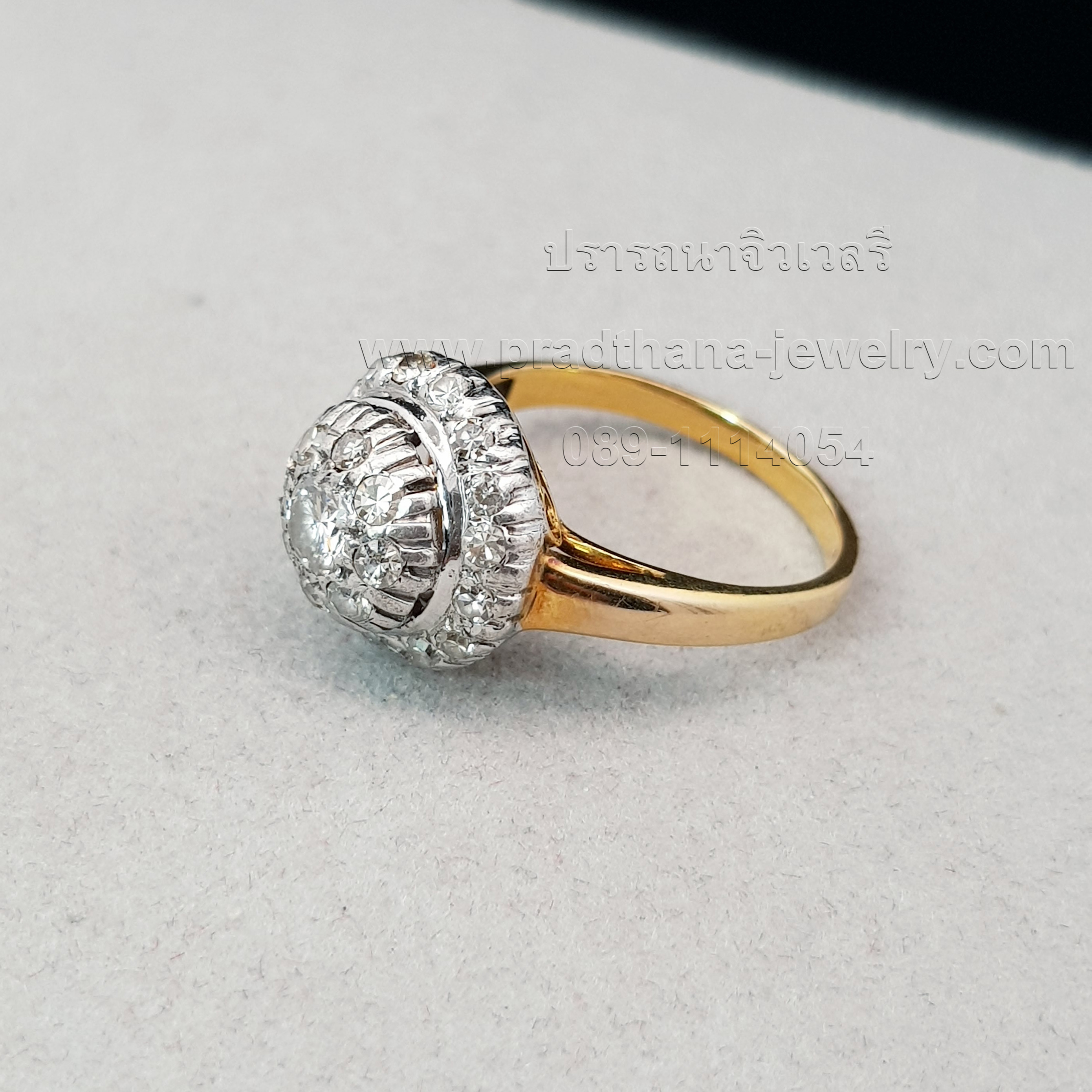 แหวนโบราณบัวคว่ำ **ขายแล้ว**