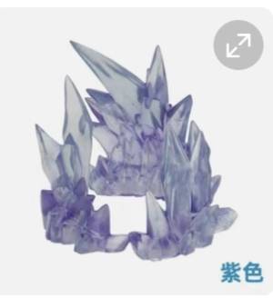 เอฟเฟค เพชร คริสตัล น้ำแข็ง สีม่วง effect figure Cristal