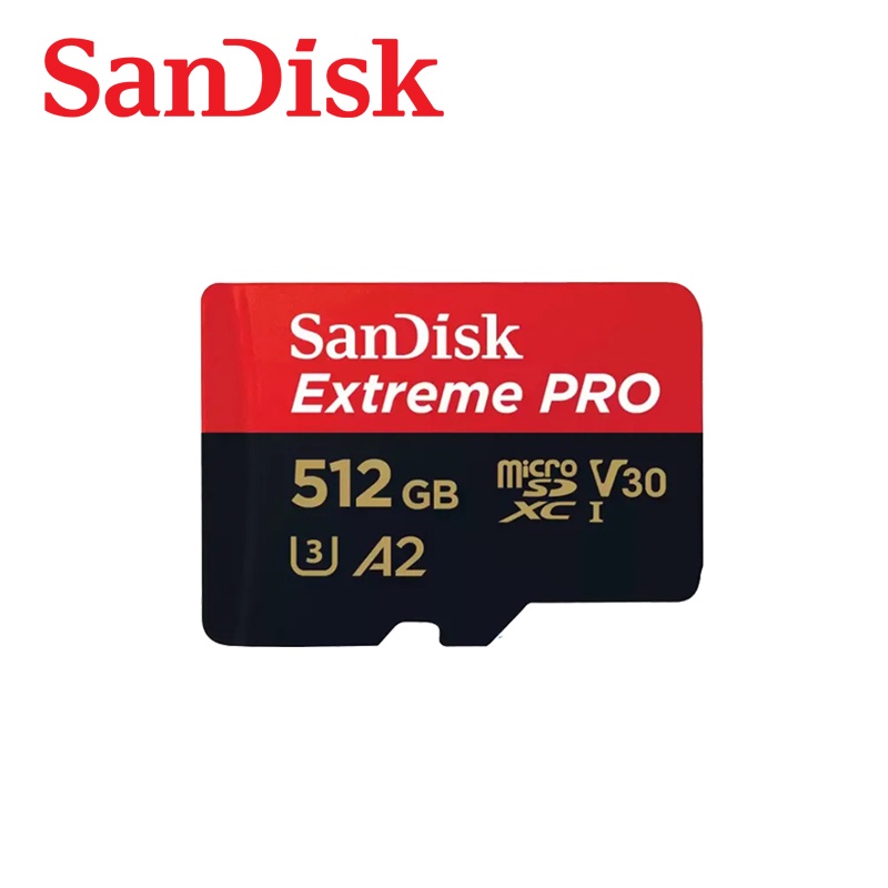 Sandisk 512 GB Extreme Pro MicroSD เมมโมรี่ รับประกันตลอดอายุการใช้งาน