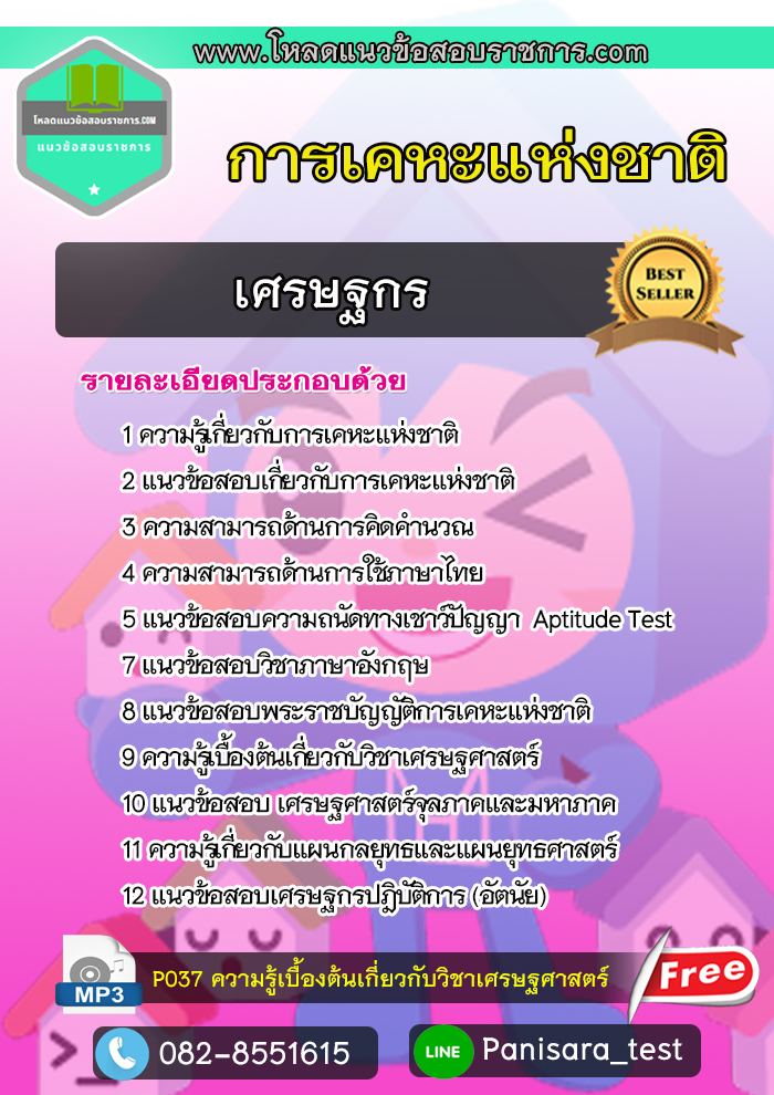 แนวข้อสอบเศรษฐกร การเคหะแห่งชาติ
