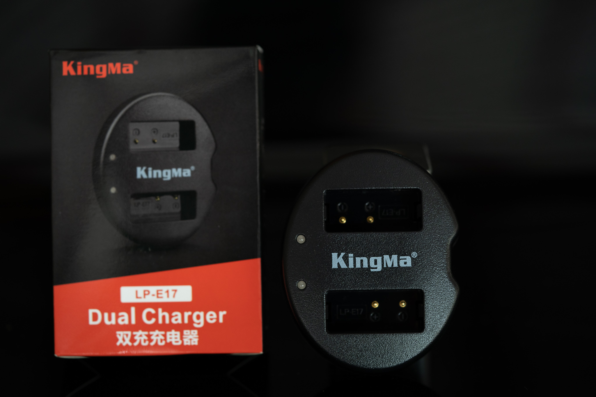 KingMa แท่นชาร์จDual Canon LP-E17