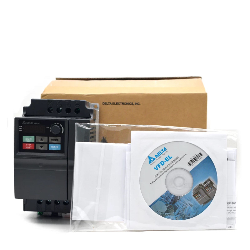 Delta Inverter VFD007EL21A 1HP 0.75kW (Input 220V 1-Phase Output 220V 3-Phase )