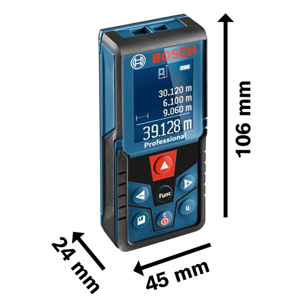 BOSCH เครื่องวัดระยะเลเซอร์ วัดระยะ 40 เมตร GLM 40 [06010729K0]