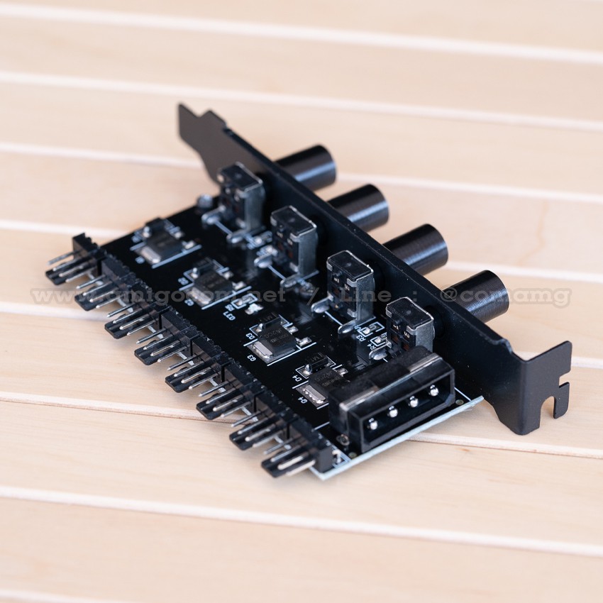 ปรับรอบพัดลม 4chanel 8ช่องพัดลม Molex