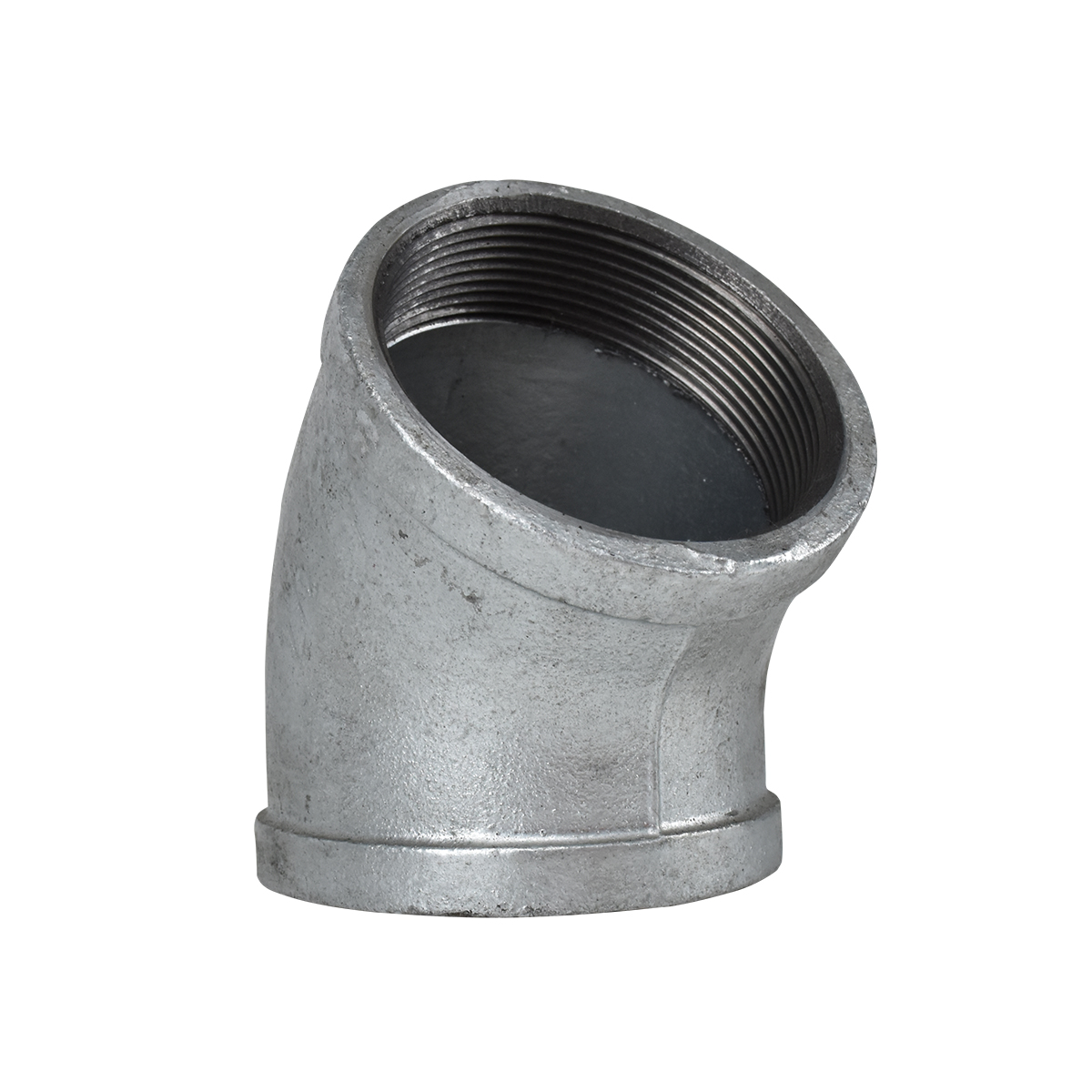 JBK ข้องอ 45 องศา เหล็กประปา เกลียว