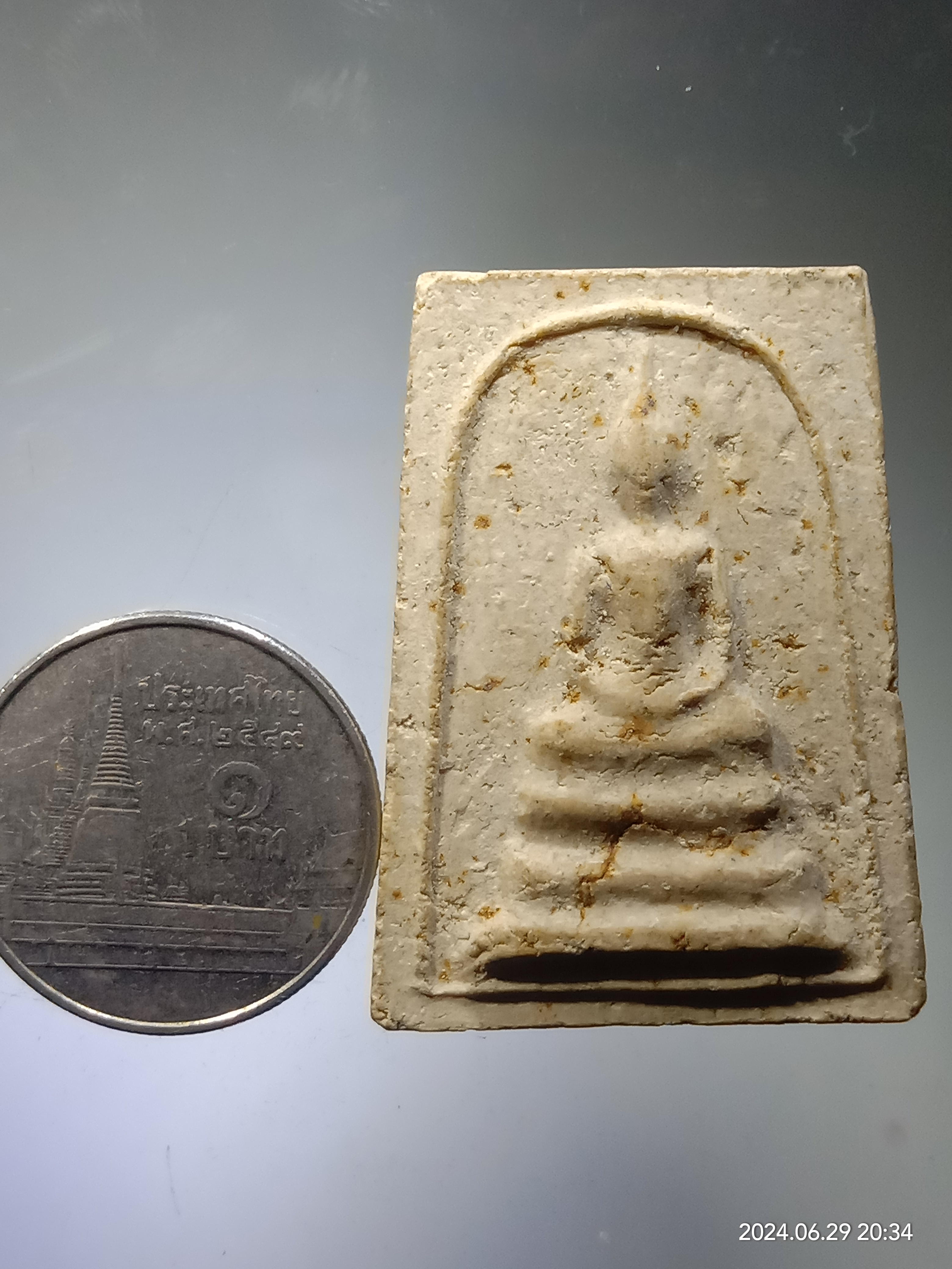 รหัสสินค้า พระสมเด็จ วัดต่างๆ 005 พระสมเด็จเนื้อผง ที่ระลึกฉลองสมณศักดิ์ วัดสิงห์ เพชรบุรี สร้างปี 2514