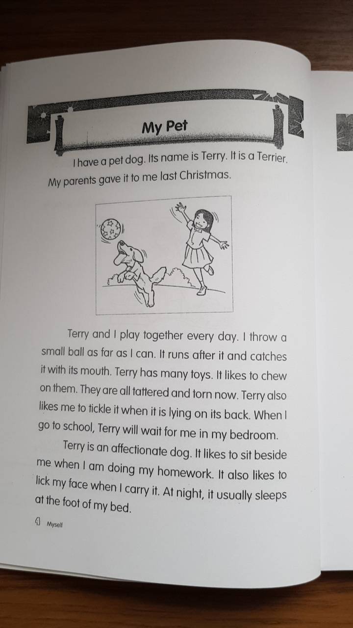 หนังสือฝึกการอ่านและการเขียนภาษาอังกฤษ Superduper Model Composition For Primary Levels 1