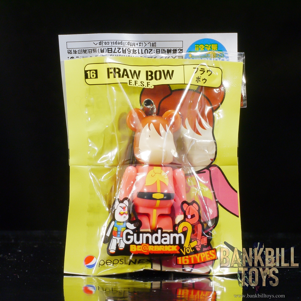 กันดั้ม Medicom Toy Pepsi NEX Mobile Suit Gundam BE@RBRICK Vol.2 70% No.16 Fraw Bow