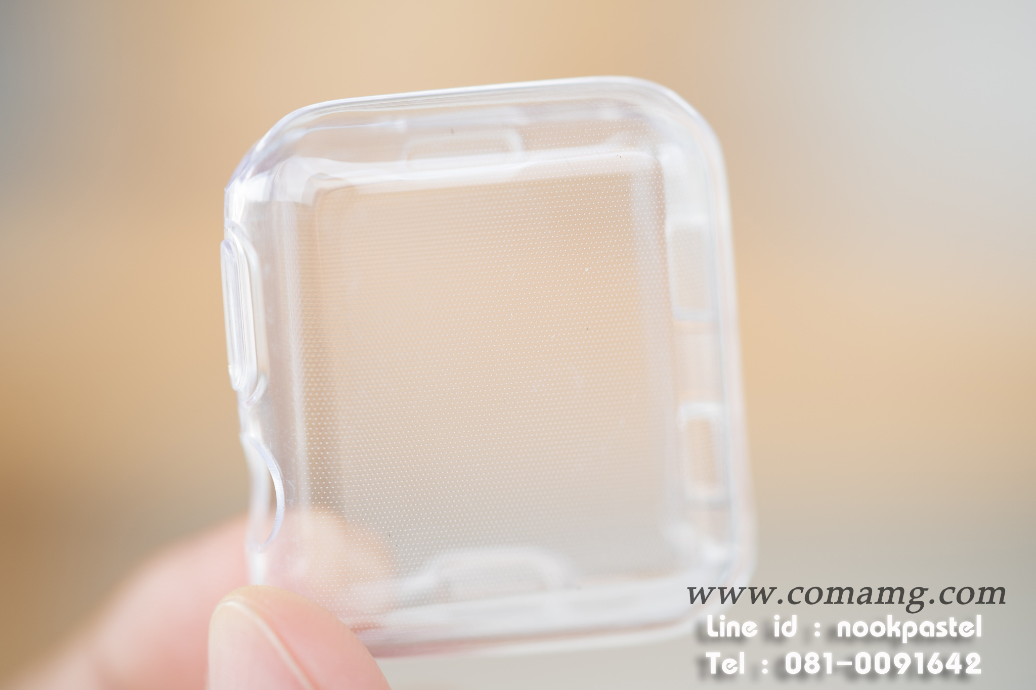 เคสซีลีโคนปิดหน้า Apple watch แบบซีลีโคนใสนิ่ม