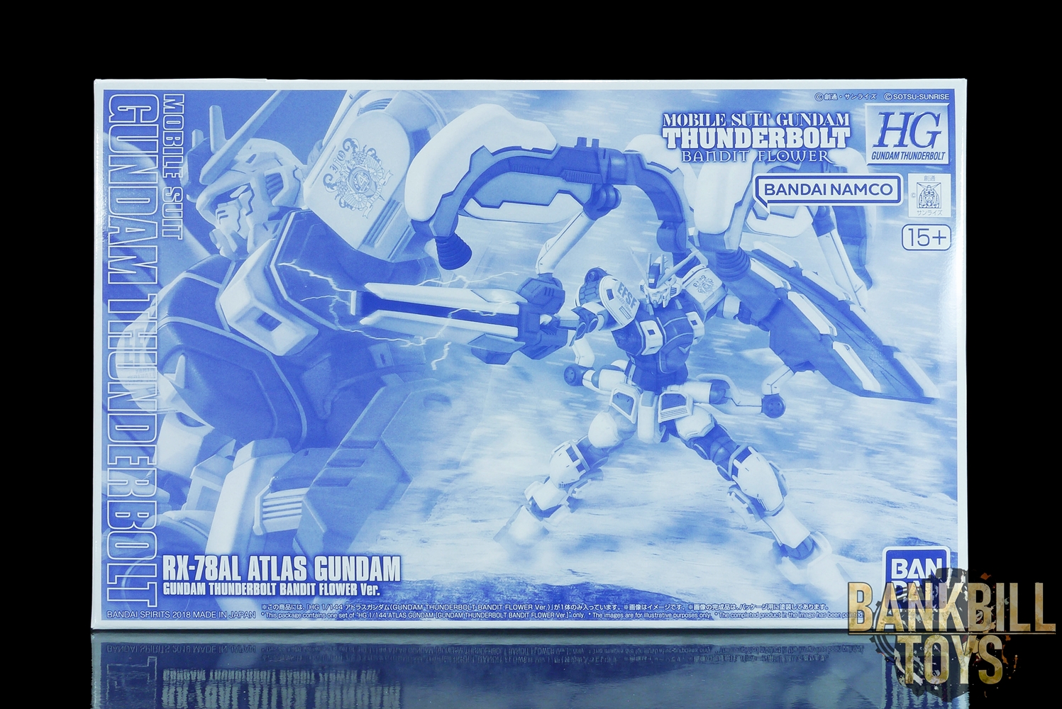 กันดั้ม Bandai Spirits Gunpla Premium Bandai Hobby Online Shop Limited HGGT 1/144 RX-78AL Atlas Gundam [Gundam Thunderbolt Bandit Flower Ver.]