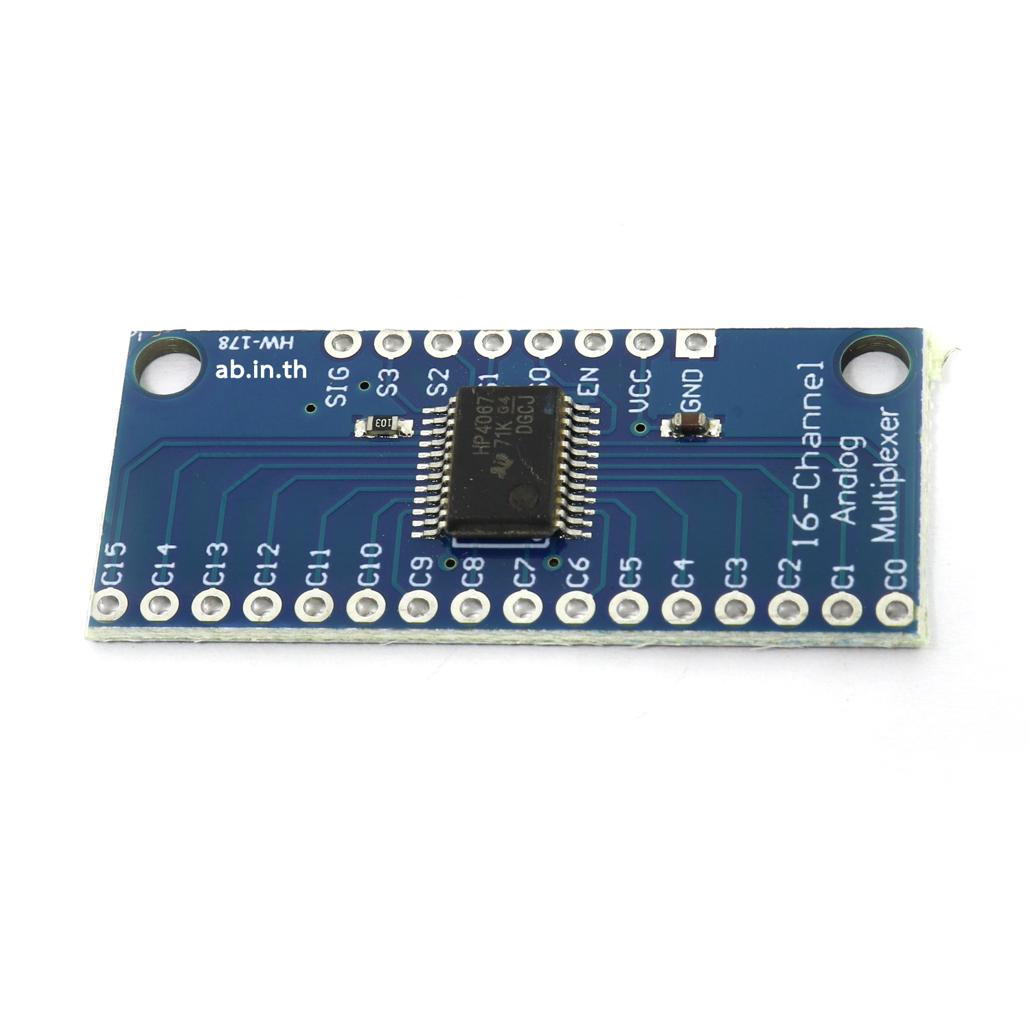 CD74HC4067 16-Channel Analog/Digital MUX Breakout ขยายขา Analog/Digital 16 ช่อง