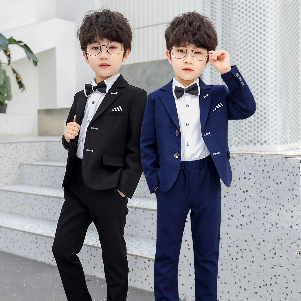 Bset0122- ชุดออกงานเด็กชาย ชุดสูทเด็กชายทรงสวย เนื้อผ้าสวยใส่สบาย เทห์มีสไตล์ ขนาดชุด +ดูเพิ่ม ในรายละเอียด
