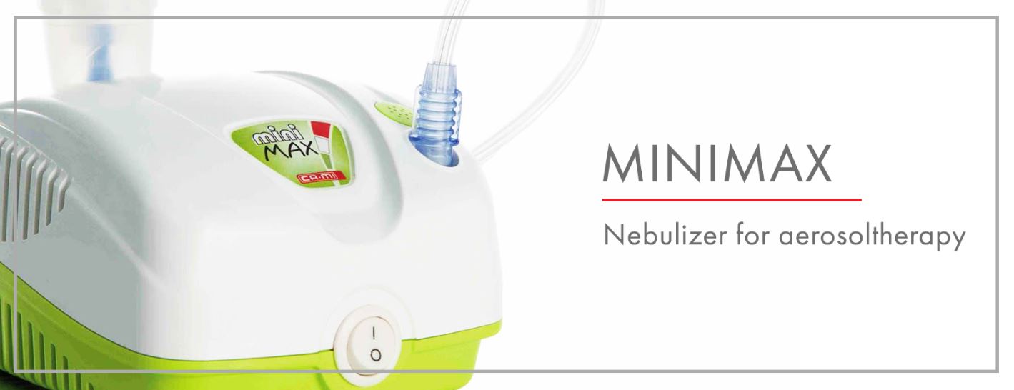 เครื่องพ่นละอองยา MINIMAX แบรนด์จากประเทศอิตาลี พ่น 20 นาที พัก 40 นาที รับประกันสินค้า 1 ปี