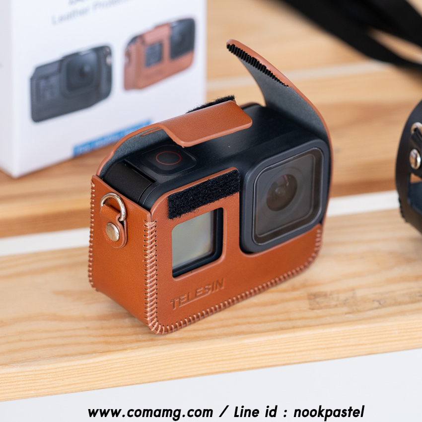 เคสGopro8 เป็นหนัง ทรงRetro เคสTelesin