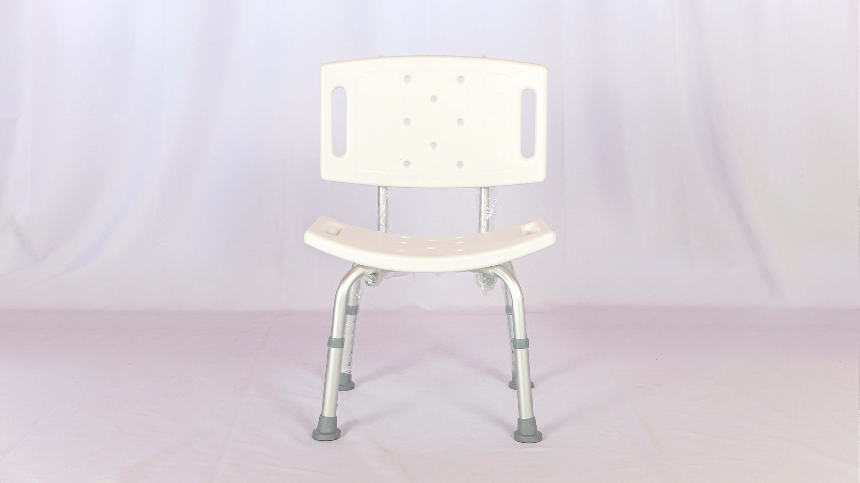 PS 133 เก้าอี้นั่งอาบน้ำ อลูมิเนียม แบบมีพนักพิง