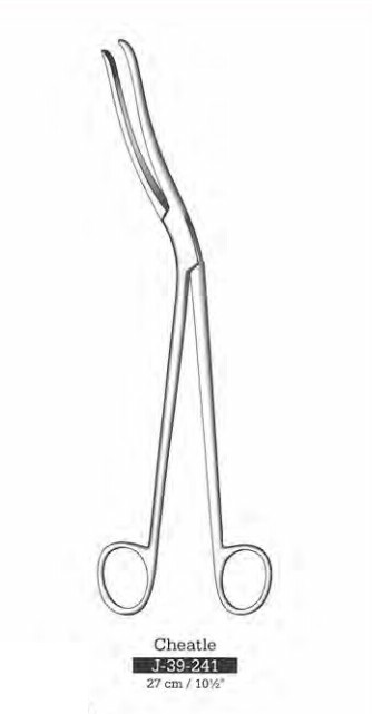 Forceps Sterilizing Cheatle 27 cm.