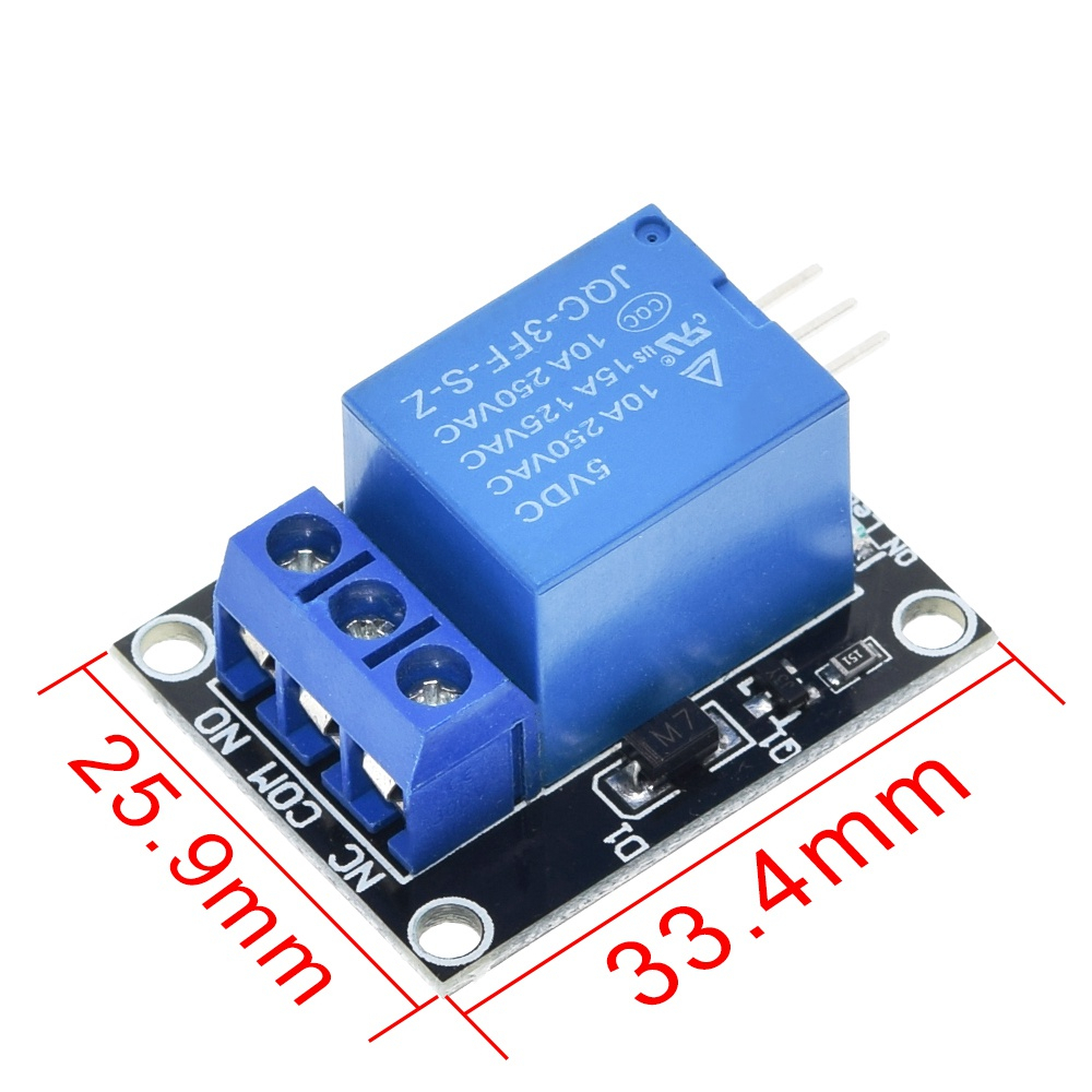 Module รีเลย์ relay 5V 1 Chanel 250V/10A Active HIGH (KY-019)