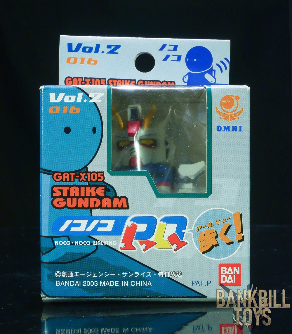 กันดั้ม Bandai Noco Noco Walking RQ Vol.2 No.016 GAT-X105 Strike Gundam