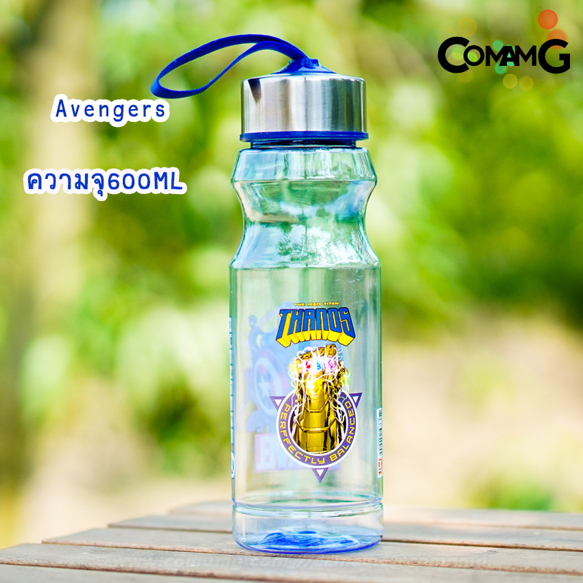 ขวดน้ำ กระติกน้ำเด็ก ขวดใส่น้ำหูหิ้ว 450-600ML ขวดใส่น้ำลายการ์ตูน ลิขสิทธิ์แท้ พร้อมส่ง