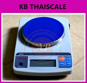 เครื่องชั่งดิจิตอลความละเอียดสูง ตาชั่งแบบความละเอียดสูง 300g ความละเอียด 0.01g หน้าจอแสดงผล LCD ยี่ห้อ ZEPPER รุ่น EPS-302 300g/0.01g