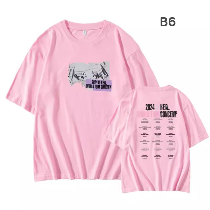 เสื้อยืด IU : 2024 IU HEREH WORLD TOUR CONCERT