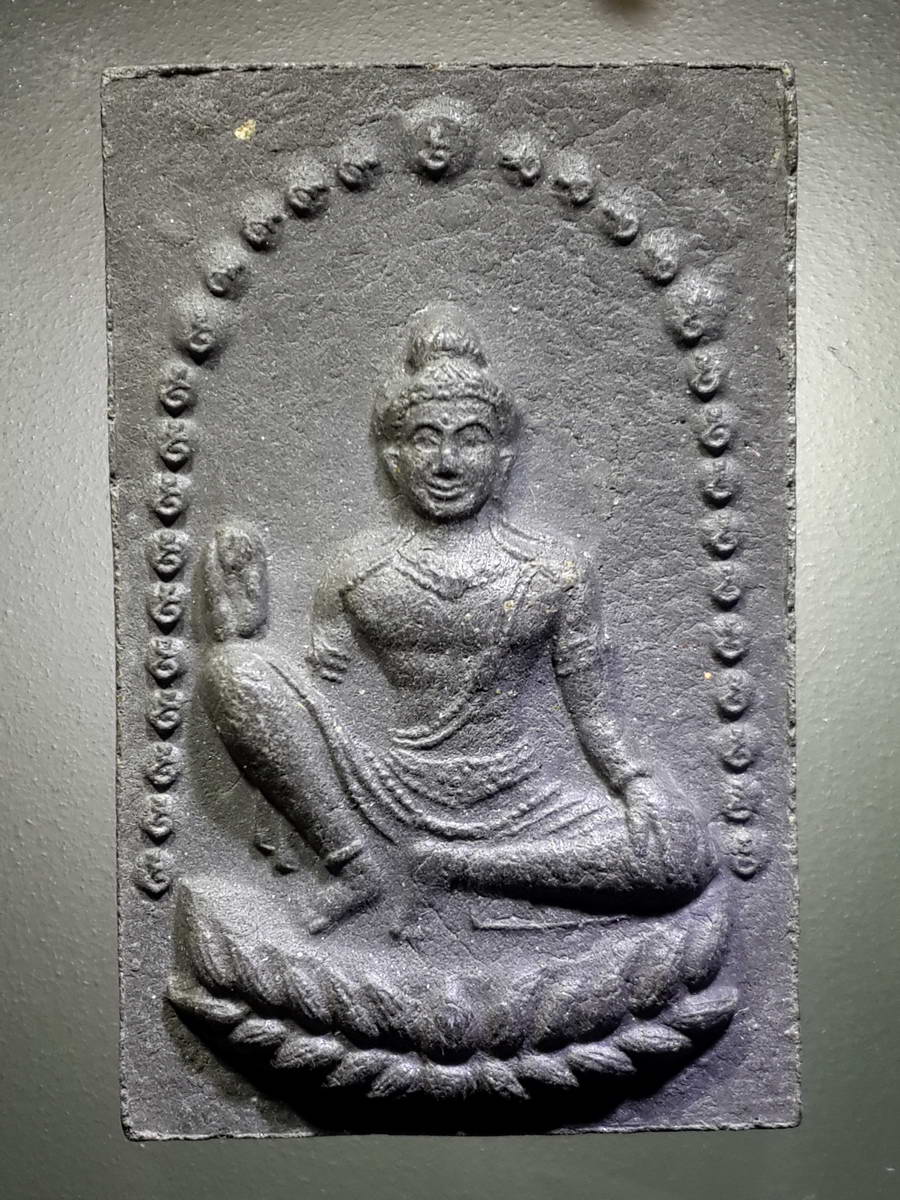 รหัสสินค้า พระเนื้อดิน เนื้อผง เนื้อว่าน 2386 ท้าวจตุคามรามเทพ เนื้อผงใบลาน รุ่นโคตรเฮง ไม่ทราบวัดที่สร้าง