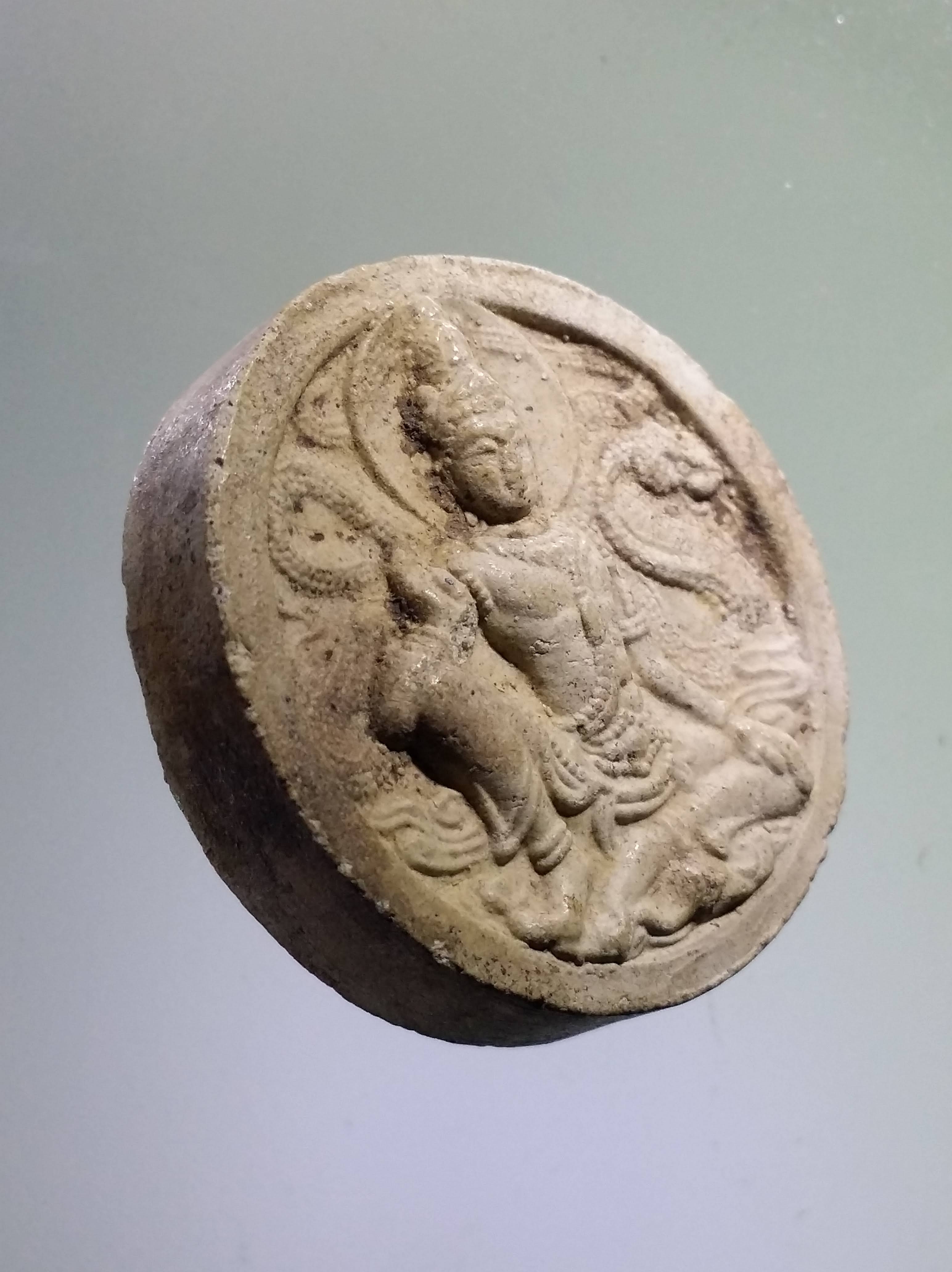 รหัสสินค้า จตุคามรามเทพ 468 พระเทวราชโพธิสัตว์จตุคามรามเทพ - พระพิฆเณศวรเทพเจ้าแห่งความสำเร็จ เนื้อว่านขาวพิมพ์เล็ก ไม่ทราบรุ่น กล่องหาย