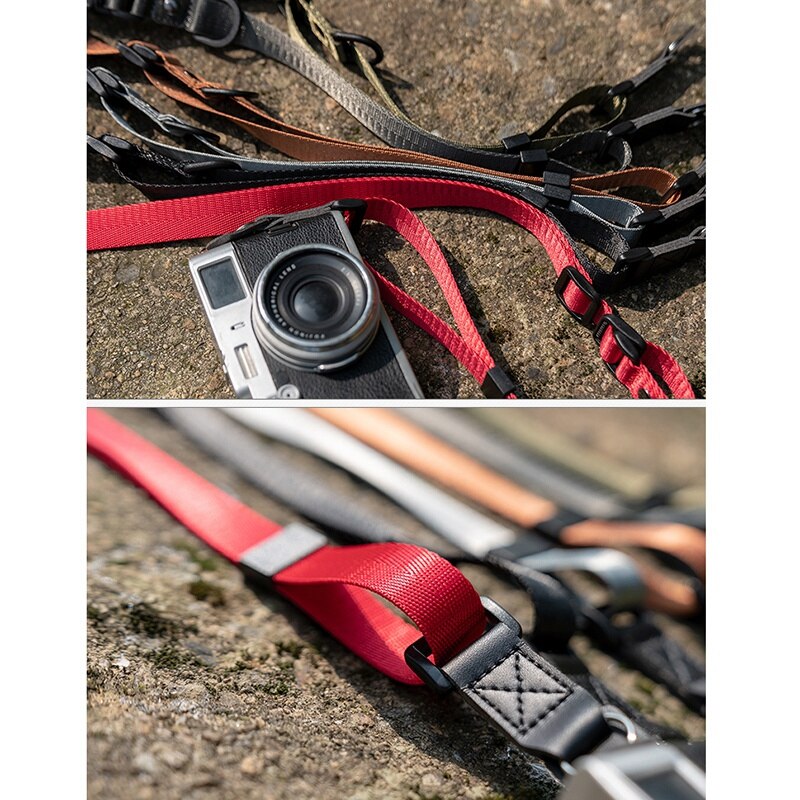 สายคล้องกล้อง สะพายไหล่ Easy Slide ปรับสายได้ แบบเชือกร้อย ขนาดใหญ่ 2.5CM
