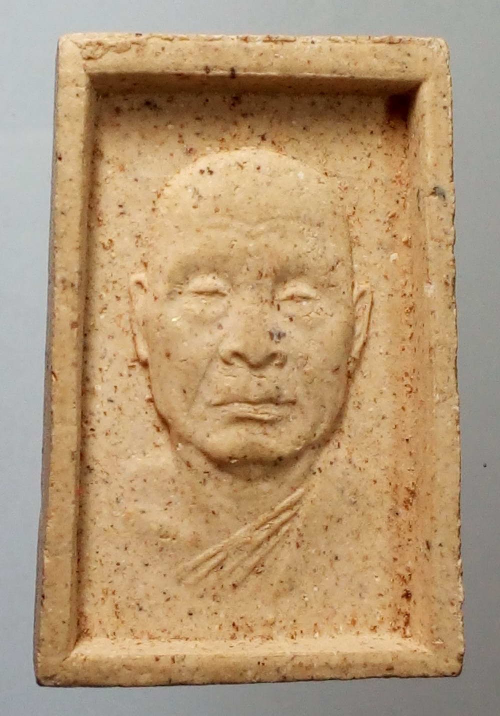 รหัสสินค้า พระสมเด็จ วัดต่างๆ 474 พระสมเด็จเนื้อผงหลังรูปเหมือน หลวงพ่ออุตตมะ วัดวังก์วิเวการาม จังหวัดกาญจนบุรี