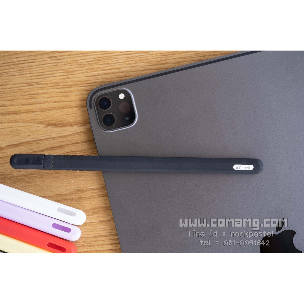 เคสปากกาซิลีโคนสำหรับ Apple Pencil รุ่น1 / รุ่น2 ปลอกปากกาซิลิโคน เคสปากกา