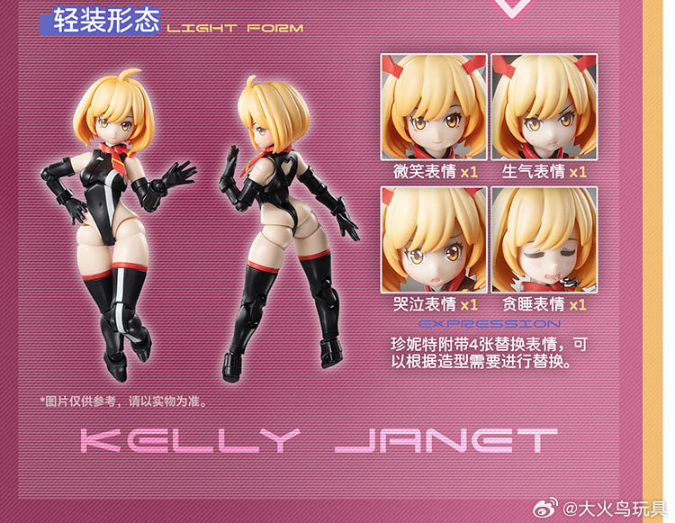 <Preorderปิดรับวันที่ 13/10/2023 🔔เปิดรับPreorder มัดจำ 100 บาท โมจีน BFB x Hemoxian 1/12 " Kelly Janet "