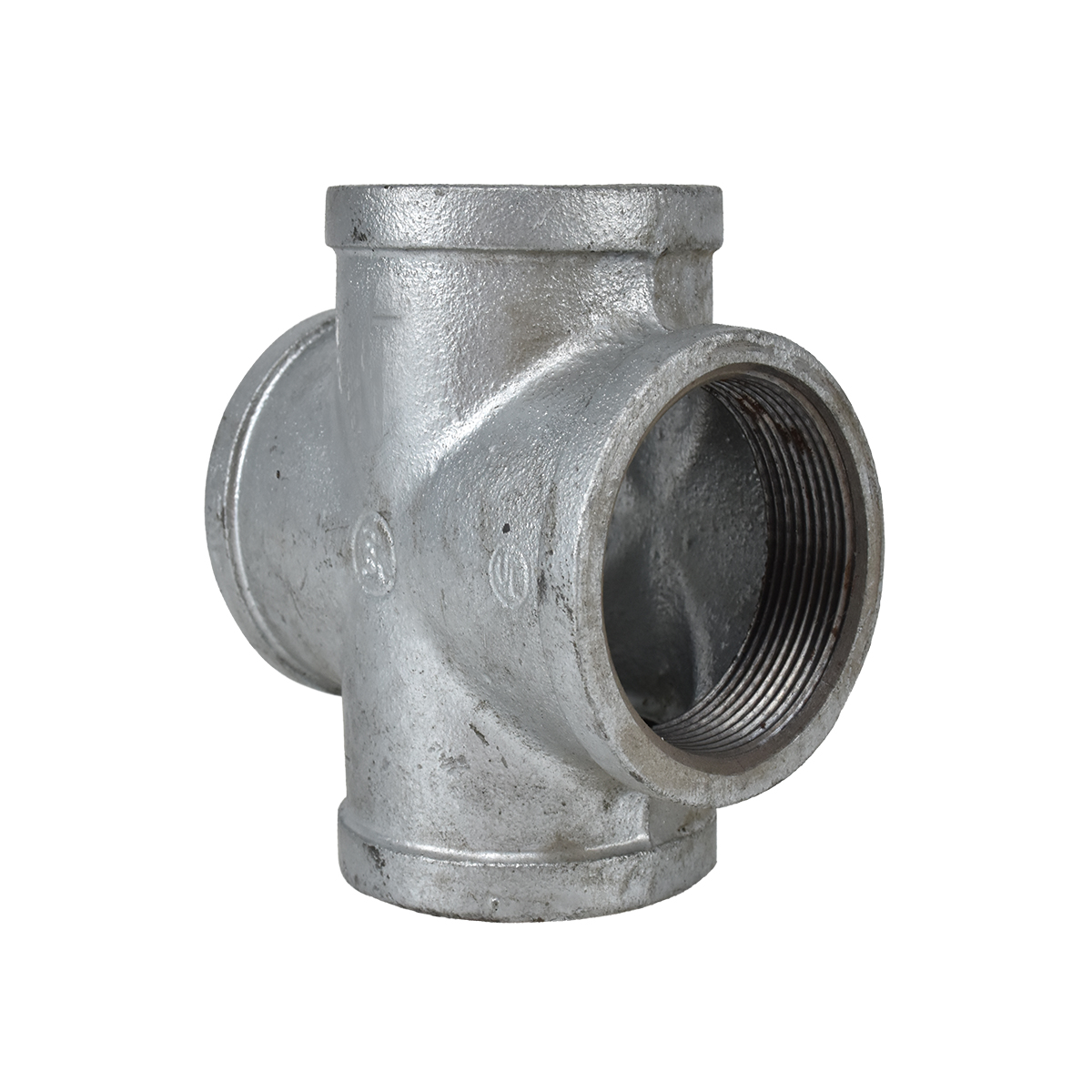 JBK สี่ทาง เหล็กประปา เกลียว