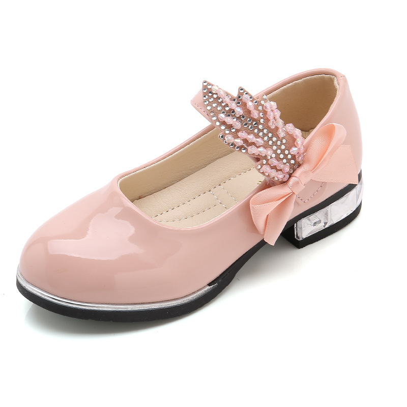 Shoe1515- พร้อมส่งจากไทย รองเท้าคัชชูเด็กเล็ก รองเท้าคัชชูเด็กโต มีส้นเล็กน้อย ตกแต่งสายคาดสวย ใส่สบายได้ทุกงาน (ความยาววัดจากพื้นภายใน ให้ใช้ความยาวเท้า +0.5 cm.แล้วแลือก)