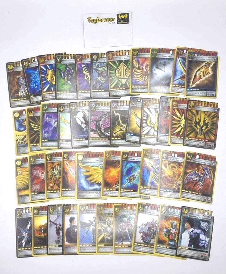 Ryuki card การ์ดริวคิแท้ 30ใบ สุ่มให้ไม่ซ้ำ
