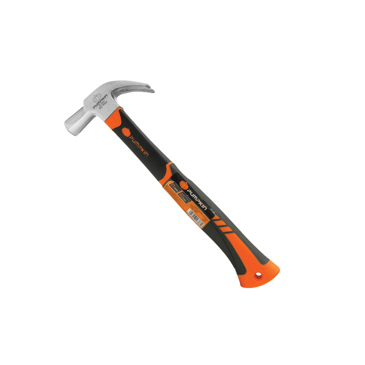 Pumpkin ค้อนหงอนด้ามไฟเบอร์เกรด A 21mm. [29135]