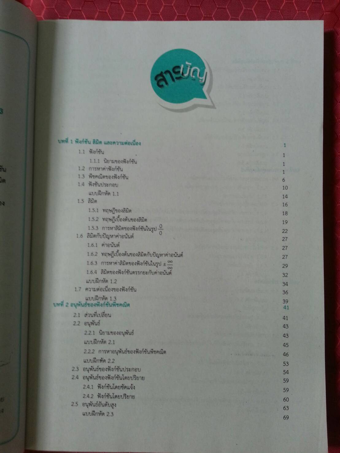 แคลคูลัสเบื้องต้น (Basic Calculus ) สนพ.ศูนย์ส่งเสริมวิชาการ, ศสว โดย รศ.ดร.มนัส ประสงค์