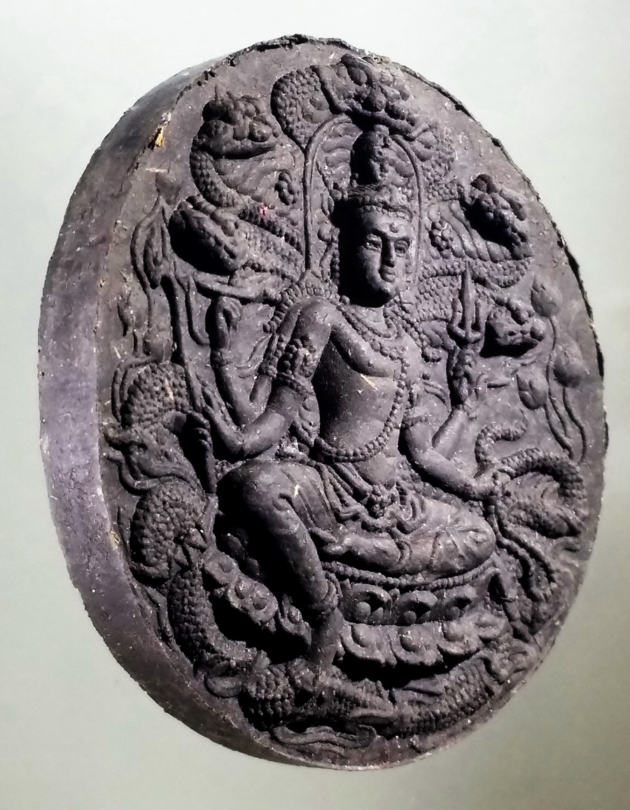 รหัสสินค้า จตุคามรามเทพ 124 จตุคามรามเทพ รุ่นมหาปาฏิหาริย์มั่งมีทรัพย์ เนื้อว่านกากยายักษ์