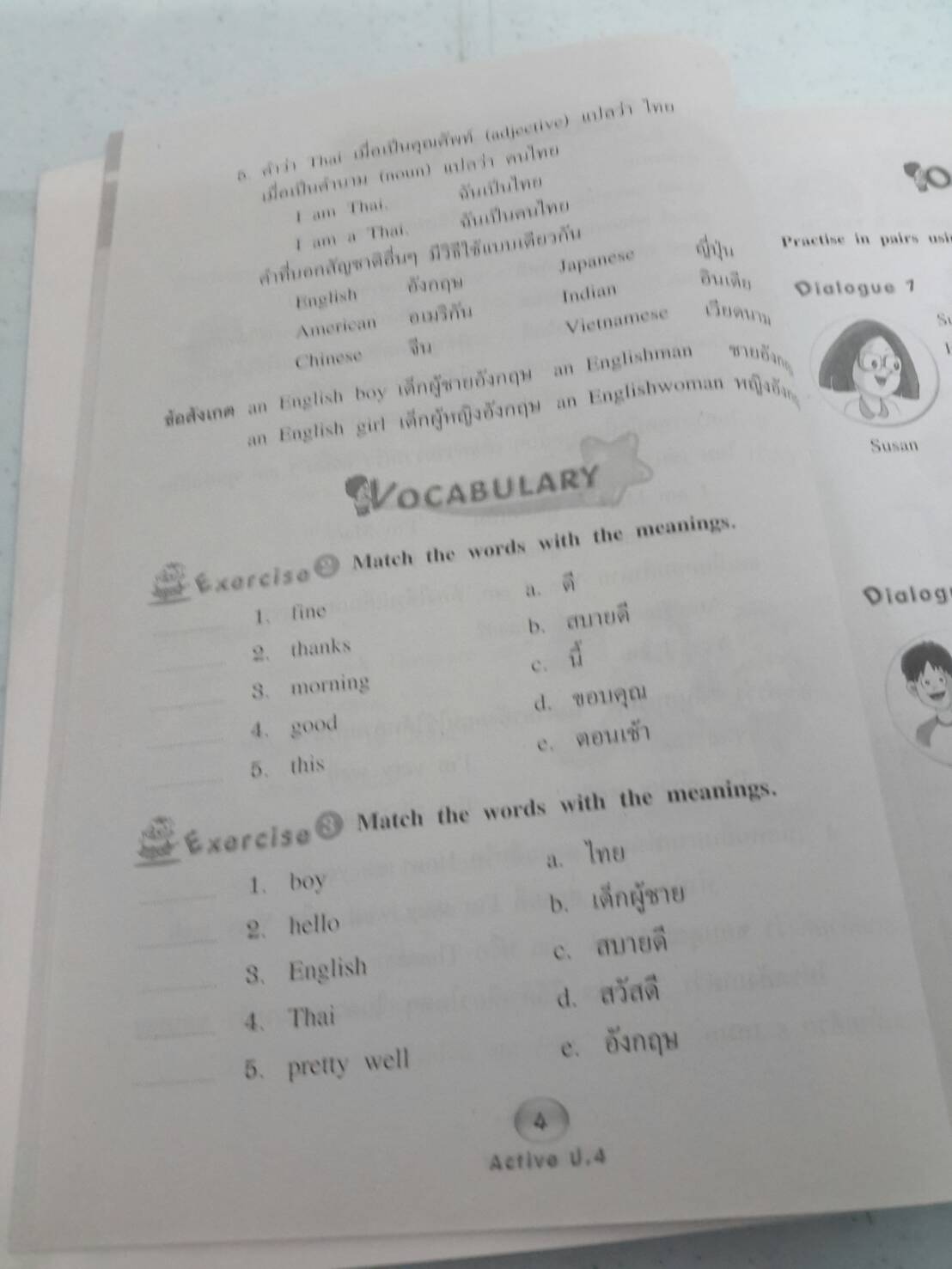 New Active English ป.4 โดย ดร.สามารถ สัมพันธารักษ์ และอาจิณ มารีประสิทธิ์ สำนักพิมพ์ อจท