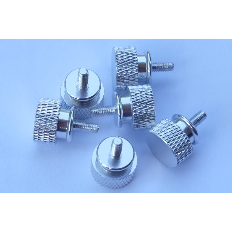 น๊อตปิดฝาเคสอลูมิเนียม มือหมุน เกลียวหยาบ[M3.5]