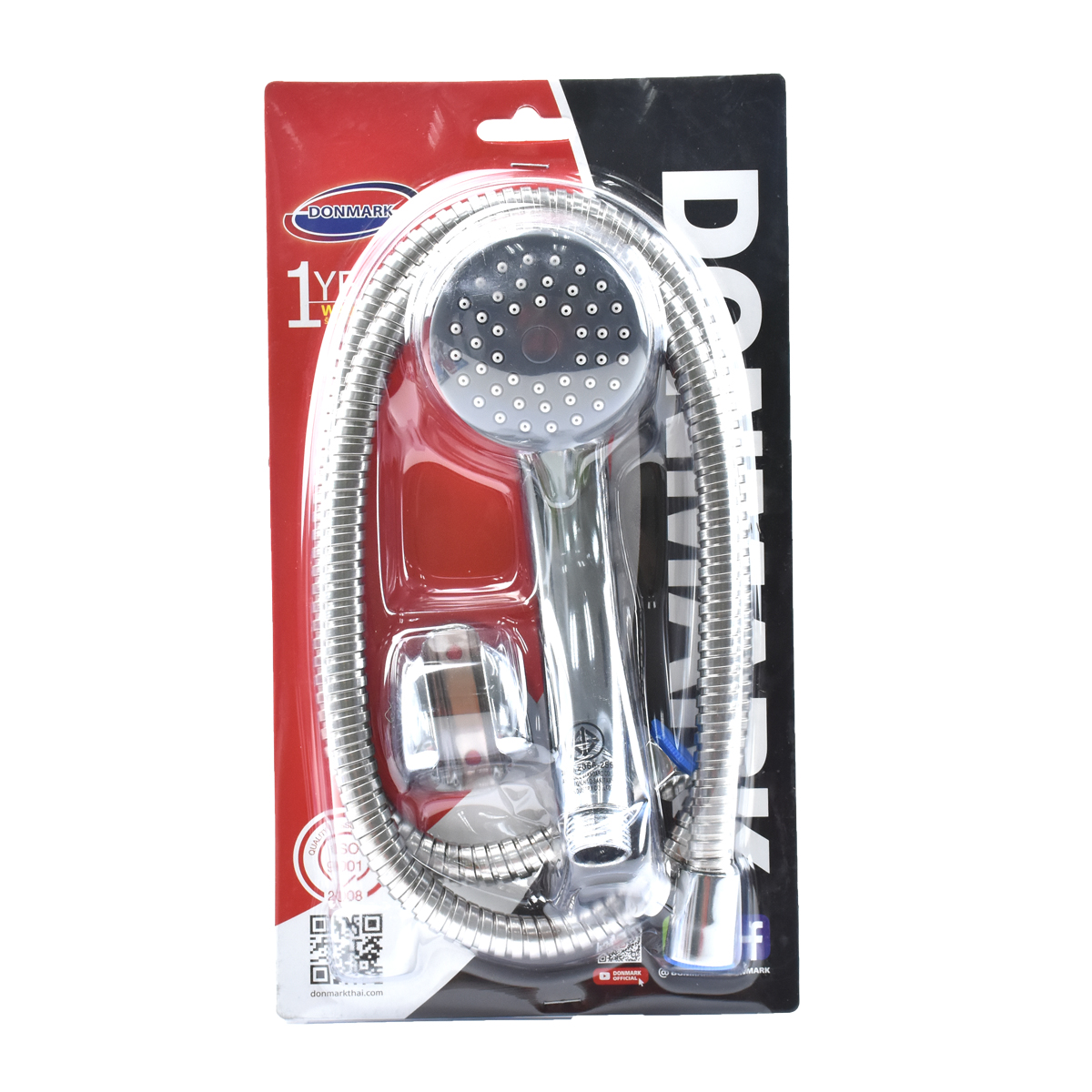 DONMARK ชุดฝักบัวโครเมี่ยมพร้อมสาย CD-22