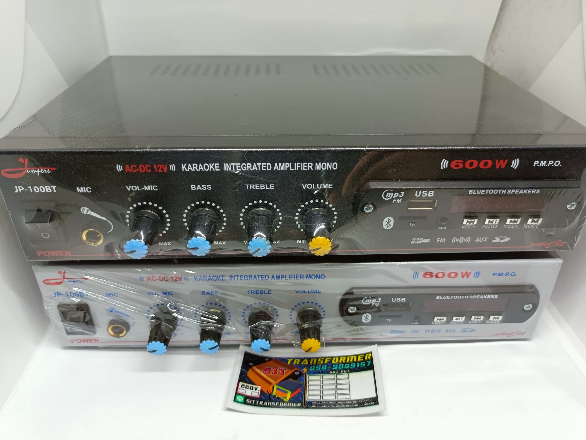 เครื่องขยายเสียง AC-DV 12V ใช้ในรถยนต์