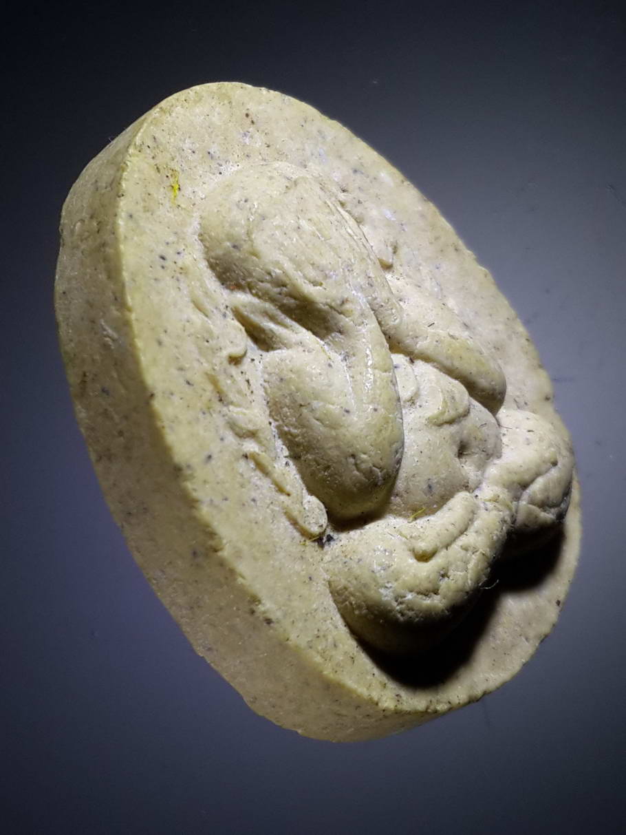 รหัสสินค้า พระปิดตา ทั่วไป 171 พระปิดตากนกข้าง หลวงปู่เหรียญ วรลาโภ สำนักสงฆ์วังสวนจิตรลดา สร้างปี 2539